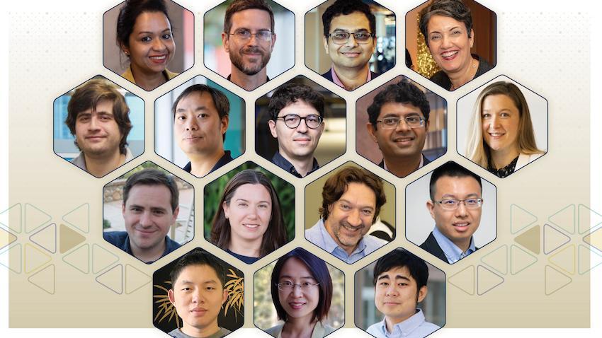 Headshots of promoted faculty members